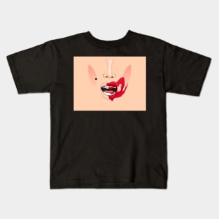 Alaska Makeup Mouth Kids T-Shirt